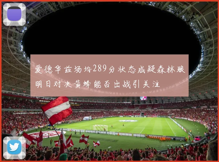 爱德华兹场均289分状态成疑森林狼明日对决黄蜂能否出战引关注